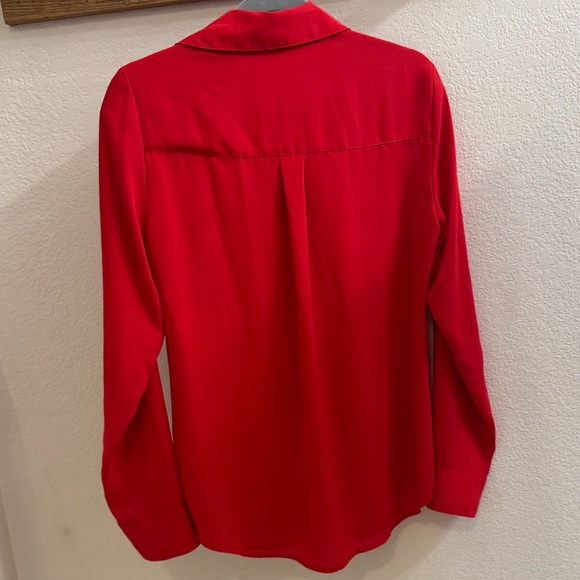 Express Vibrant Red Blouse - Picture 4 of 4